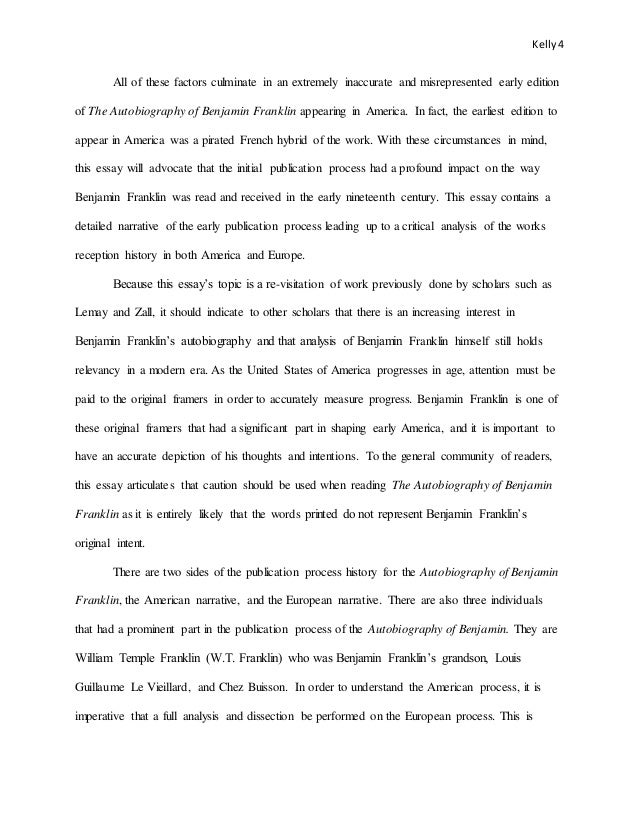 benjamin franklin essays